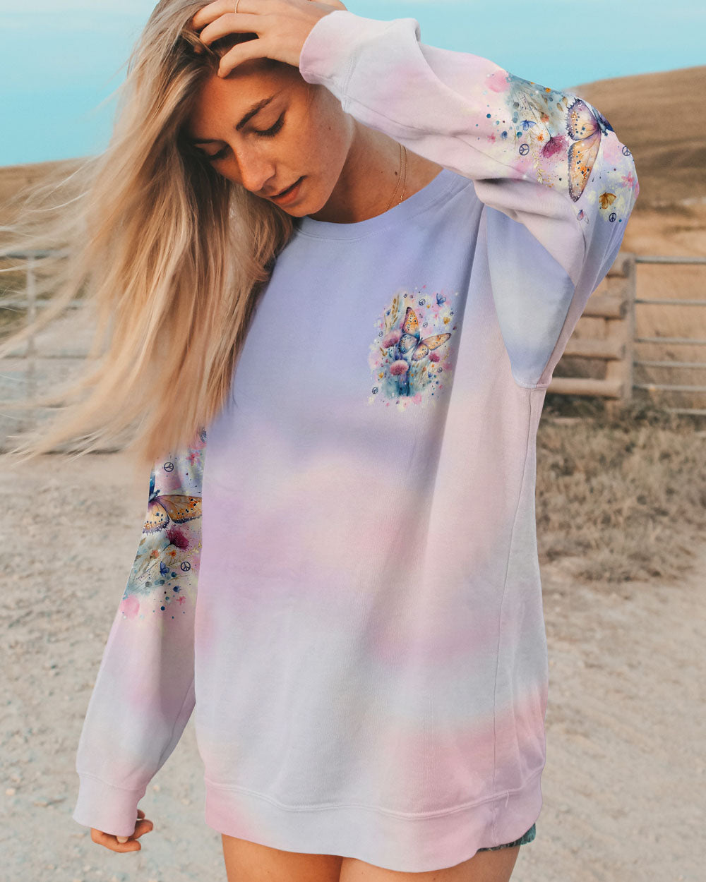 WHISPER WORDS OF WISDOM BUTTERFLY ALL OVER PRINT - TLPQ0410243