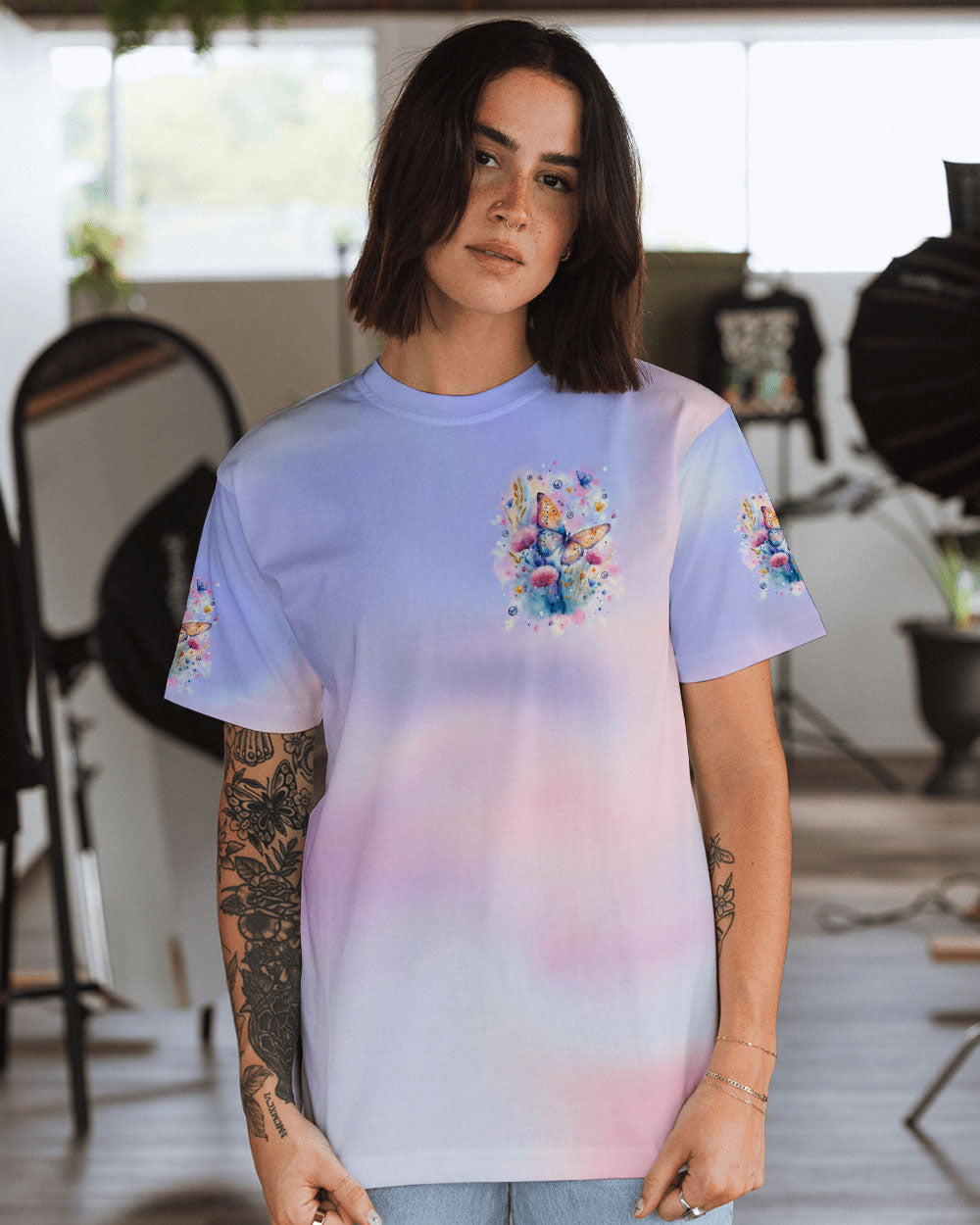 WHISPER WORDS OF WISDOM BUTTERFLY ALL OVER PRINT - TLPQ0410243