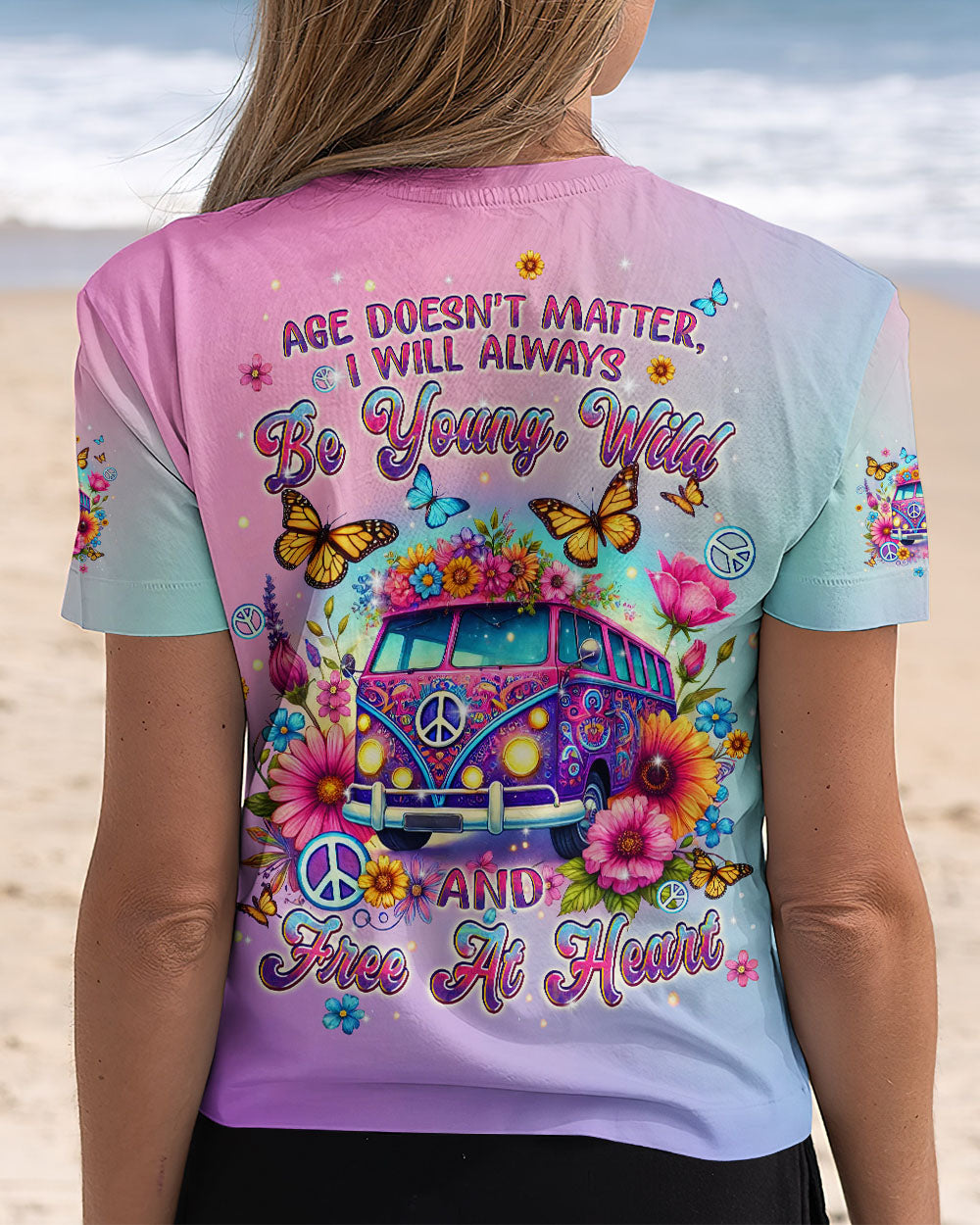 AGE DOESN'T MATTER BUS FLOWER ALL OVER PRINT - TLPQ0608242