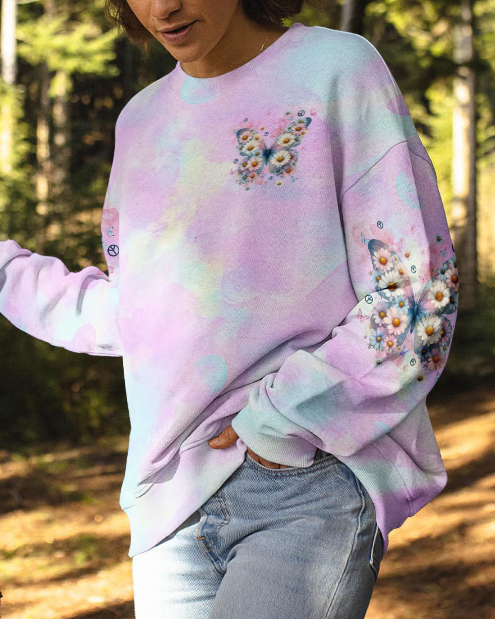 YOU BELONG AMONG THE WILDFLOWERS BUTTERFLY ALL OVER PRINT  - TLPQ0810241