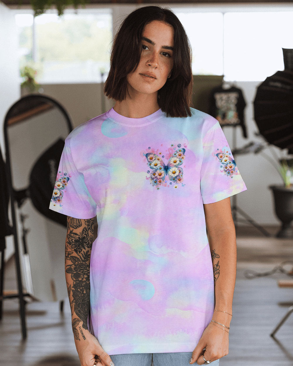 YOU BELONG AMONG THE WILDFLOWERS BUTTERFLY ALL OVER PRINT  - TLPQ0810241