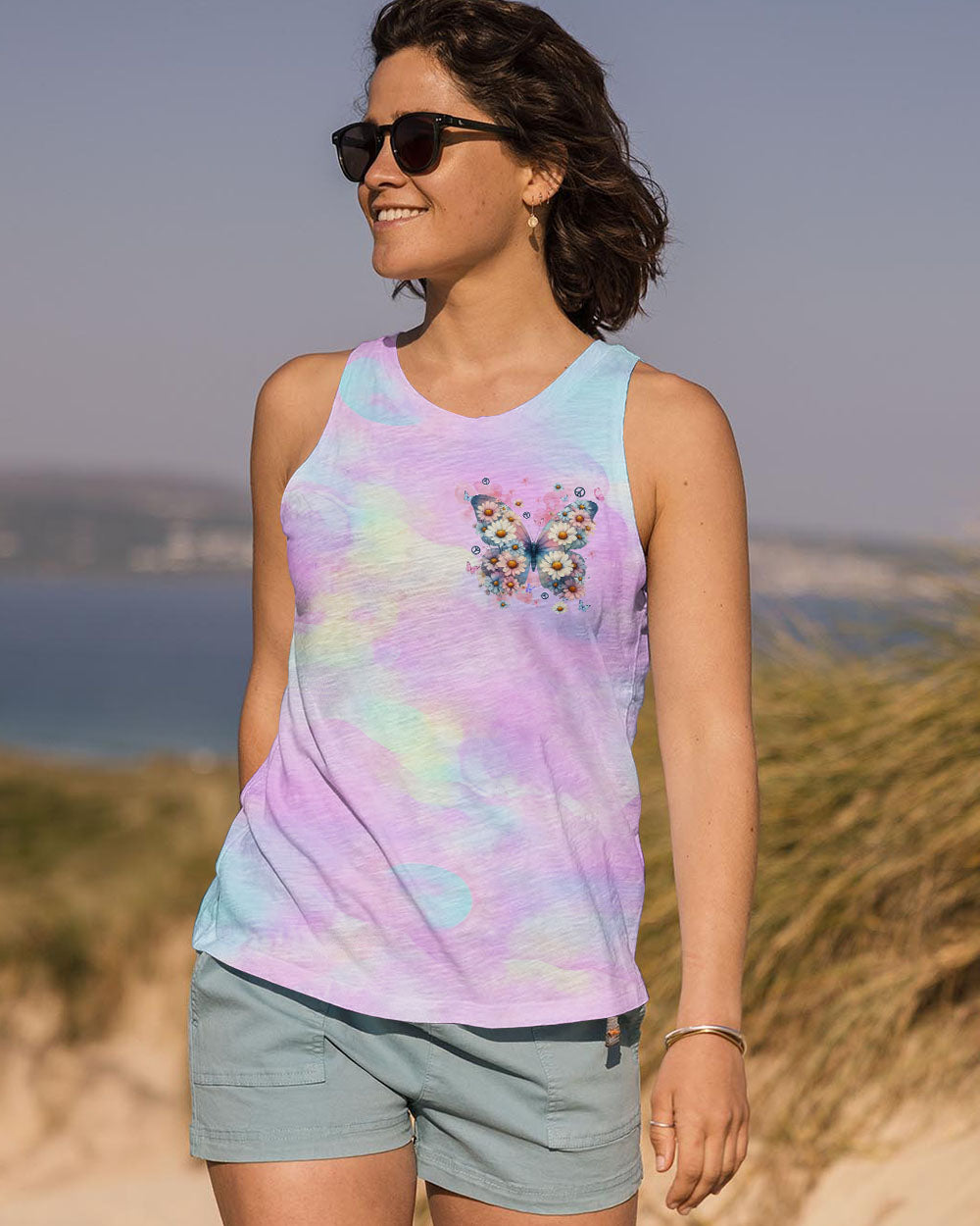 YOU BELONG AMONG THE WILDFLOWERS BUTTERFLY ALL OVER PRINT  - TLPQ0810241
