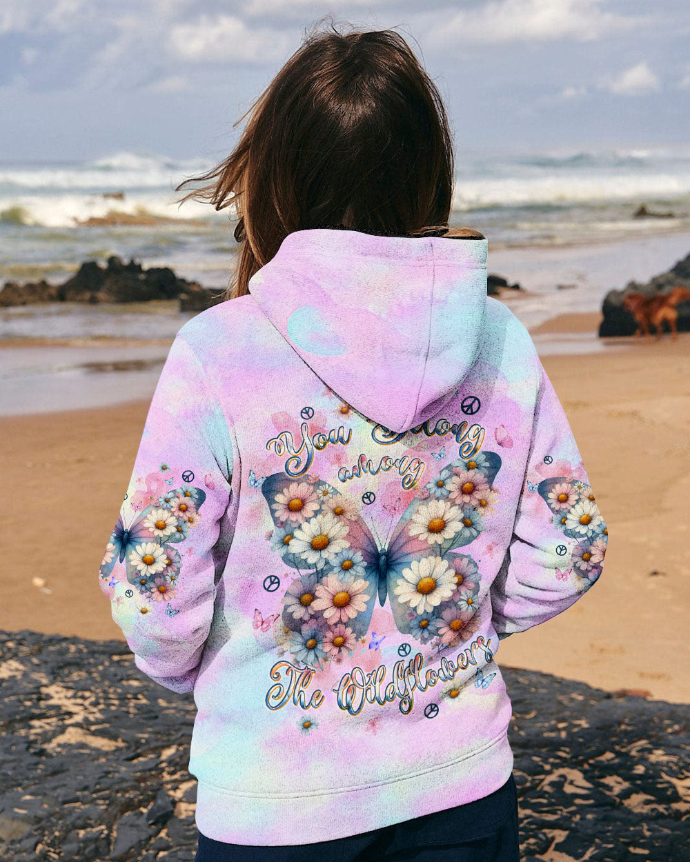 YOU BELONG AMONG THE WILDFLOWERS BUTTERFLY ALL OVER PRINT  - TLPQ0810241