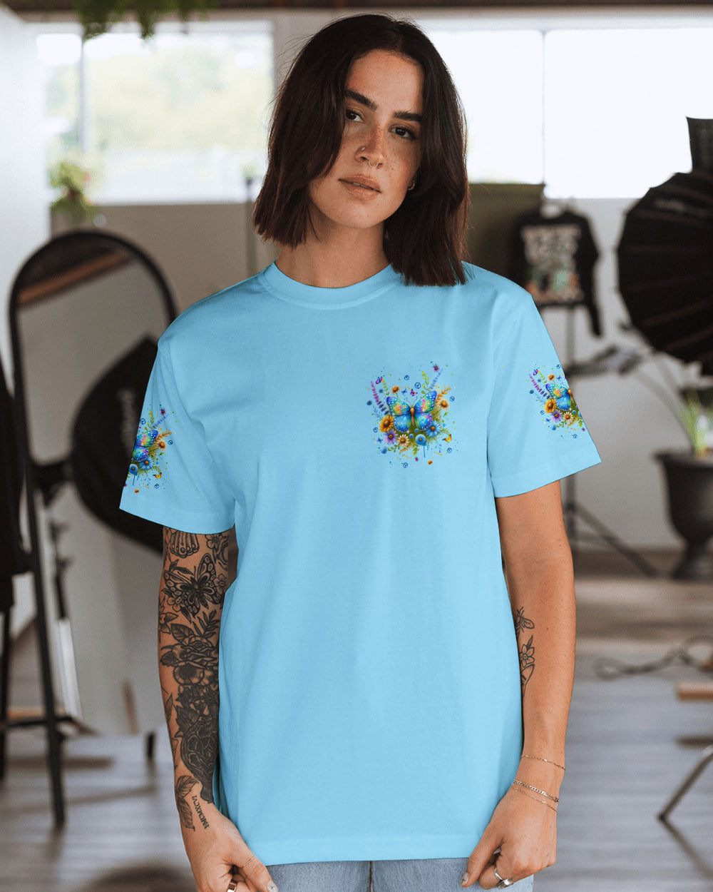 JUST BREATHE BUTTERFLY ALL OVER PRINT - TLPQ1007242