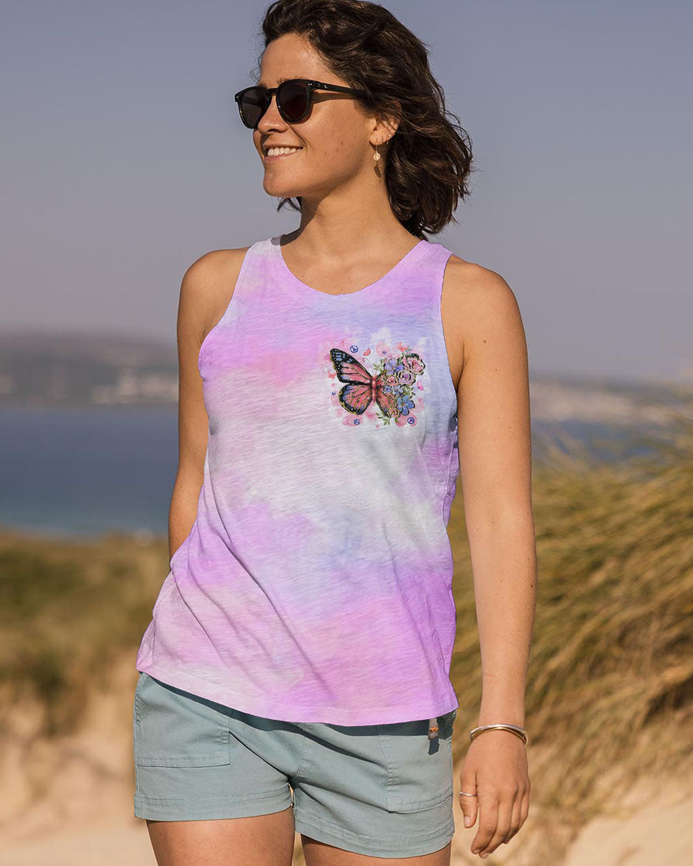 CHANGE IS SUCH A BEAUTIFUL THING BUTTERFLY ALL OVER PRINT - TLPQ1010243