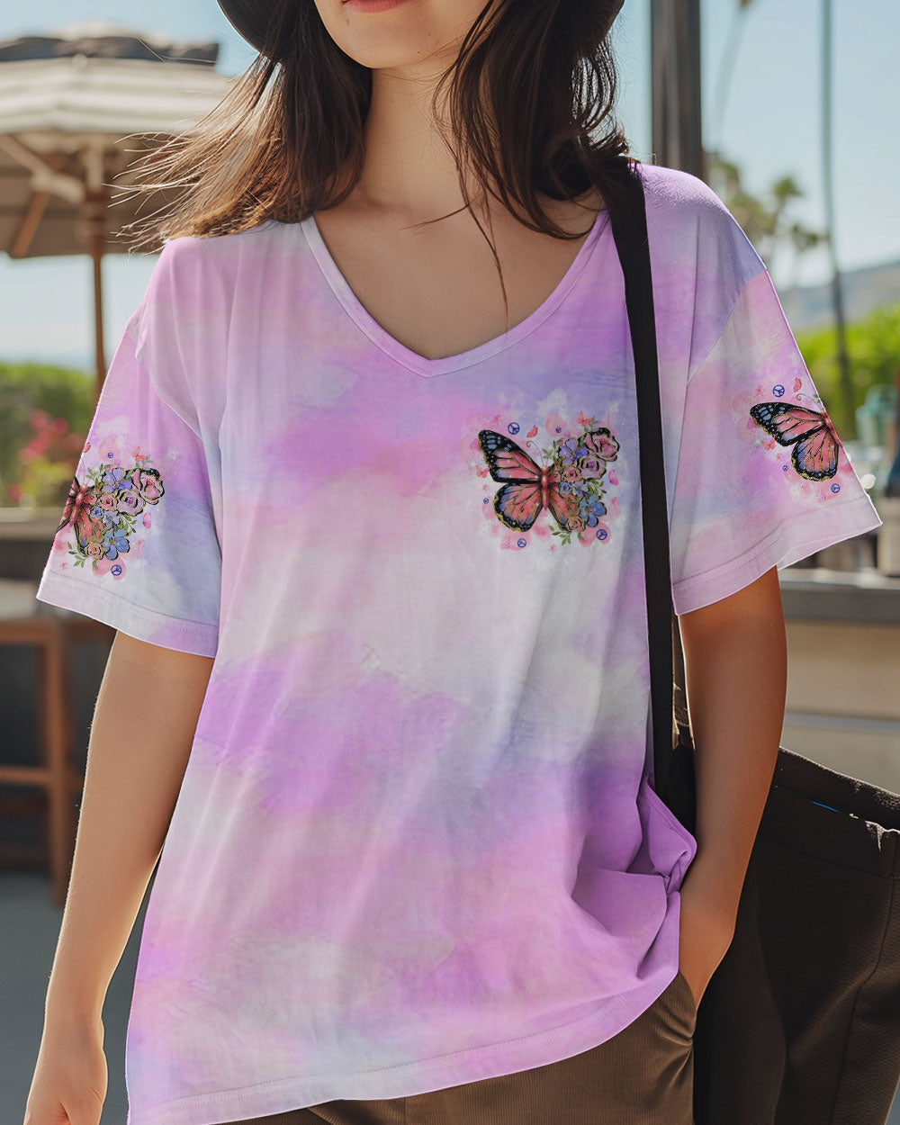 CHANGE IS SUCH A BEAUTIFUL THING BUTTERFLY ALL OVER PRINT - TLPQ1010243