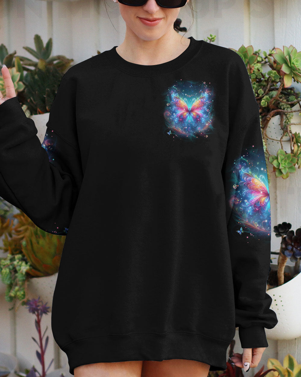 I BELIEVE THERE ARE ANGELS AMONG US BUTTERFLY ALL OVER PRINT - TLPQ1304241