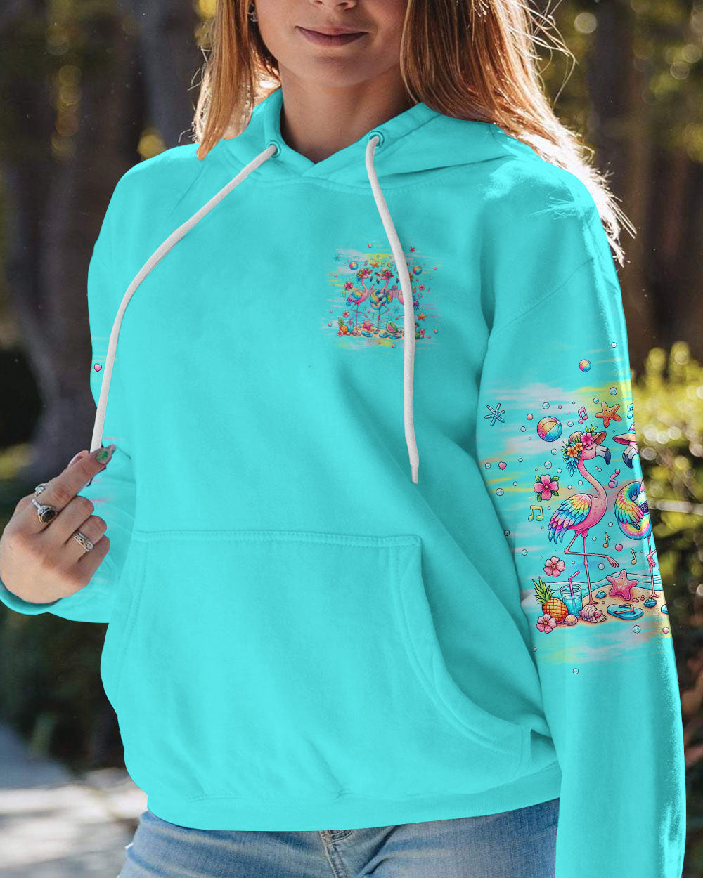GOOD TIMES CRAZY FRIEND FLAMINGO ALL OVER PRINT - TLPQ1306242