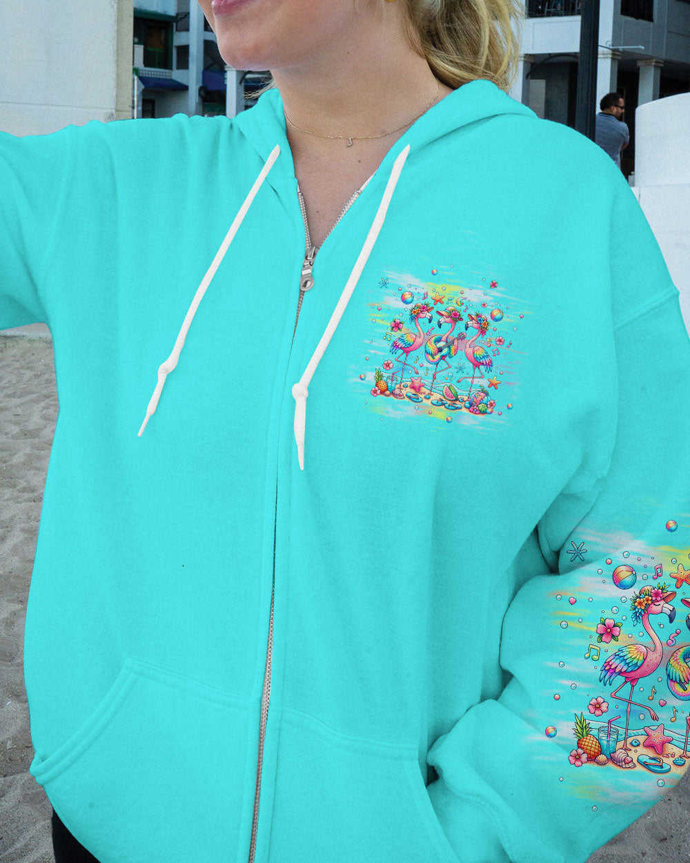 GOOD TIMES CRAZY FRIEND FLAMINGO ALL OVER PRINT - TLPQ1306242