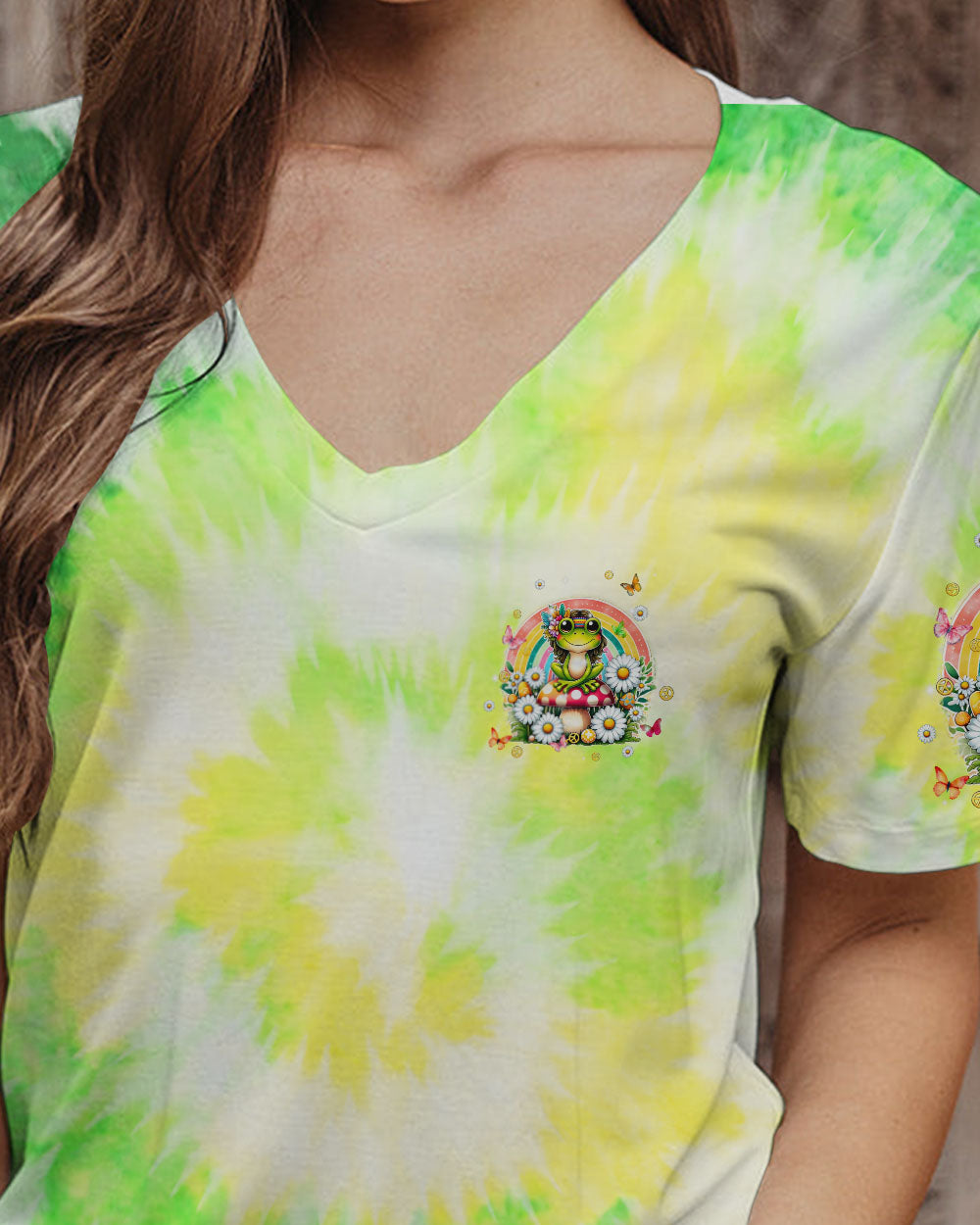 BE YOU THE WORLD WILL ADJUST FROG ALL OVER PRINT - TLPQ1406245