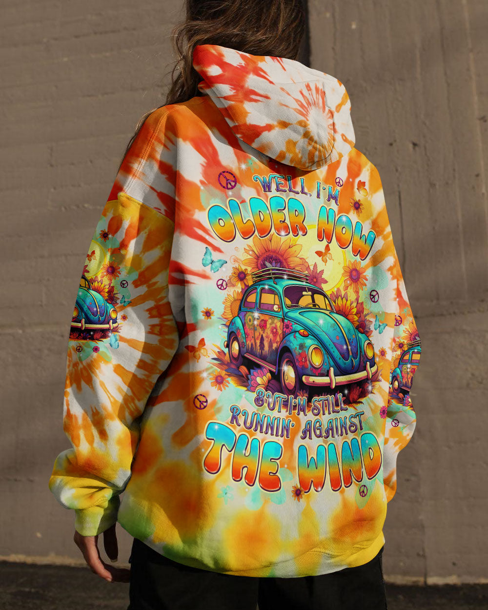 RUNNING AGAINST THE WIND CAR ALL OVER PRINT - TLPQ1408242