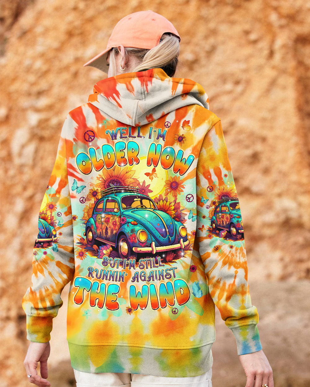 RUNNING AGAINST THE WIND CAR ALL OVER PRINT - TLPQ1408242