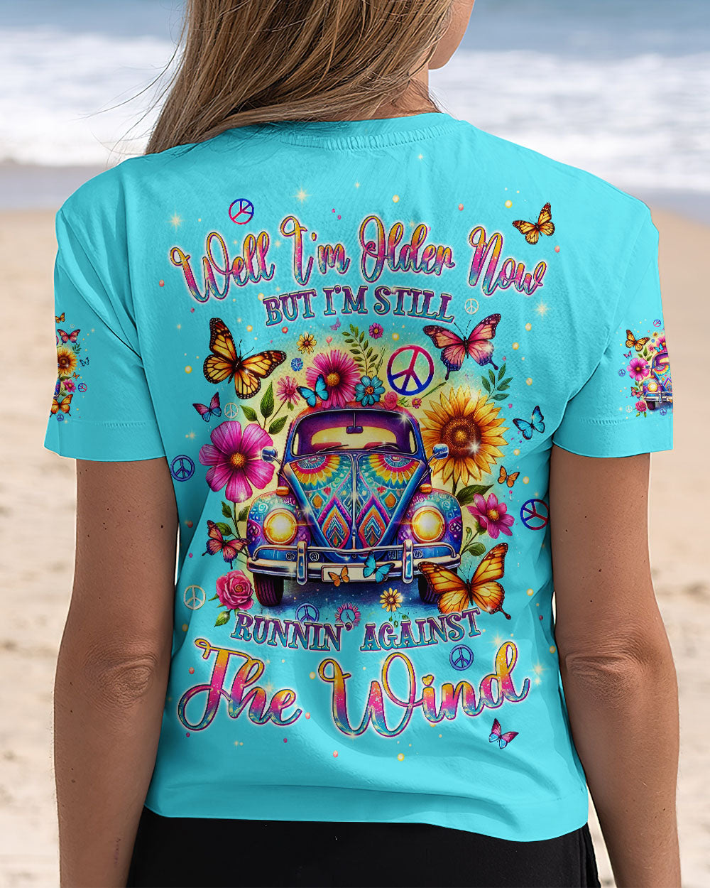 RUNNING AGAINST THE WIND CAR ALL OVER PRINT - TLPQ1607244