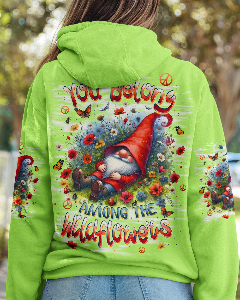 YOU BELONG AMONG THE WILDFLOWERS GNOME ALL OVER PRINT - TLPQ1608242