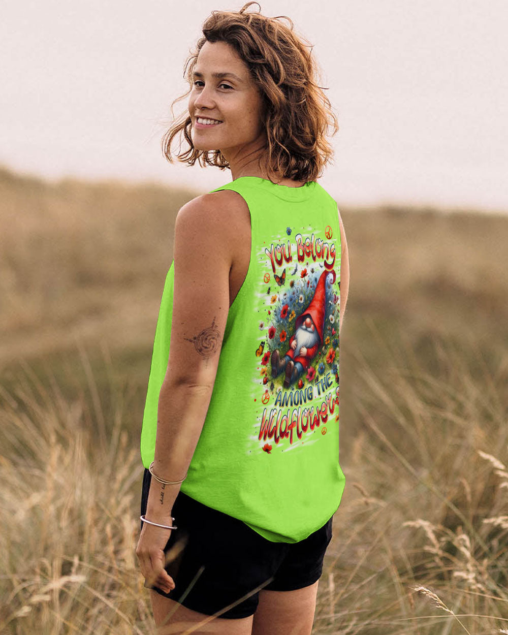 YOU BELONG AMONG THE WILDFLOWERS GNOME ALL OVER PRINT - TLPQ1608242