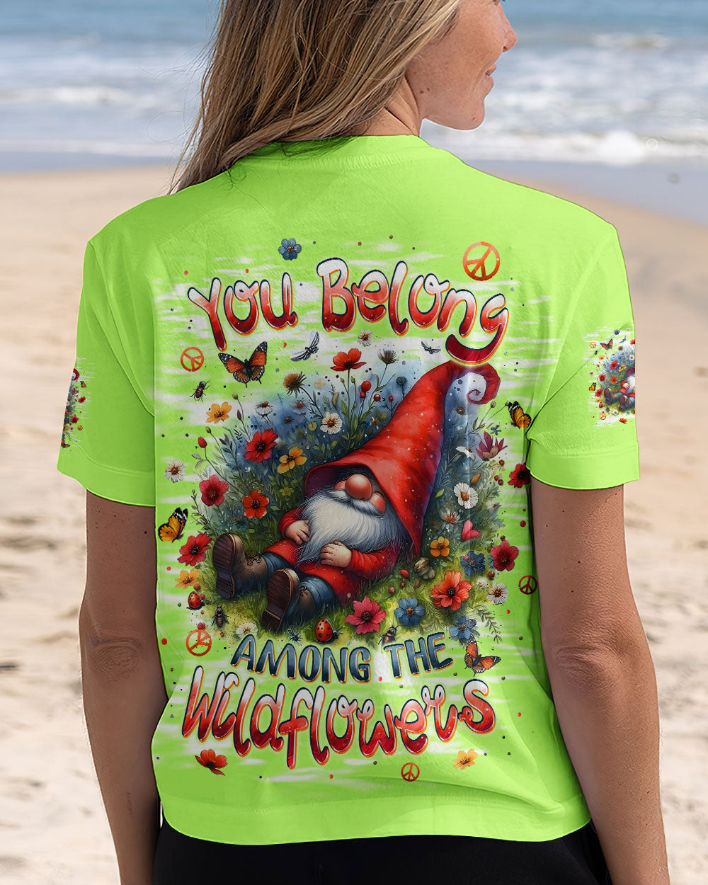 YOU BELONG AMONG THE WILDFLOWERS GNOME ALL OVER PRINT - TLPQ1608242