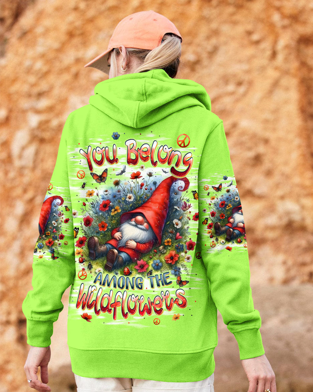 YOU BELONG AMONG THE WILDFLOWERS GNOME ALL OVER PRINT - TLPQ1608242