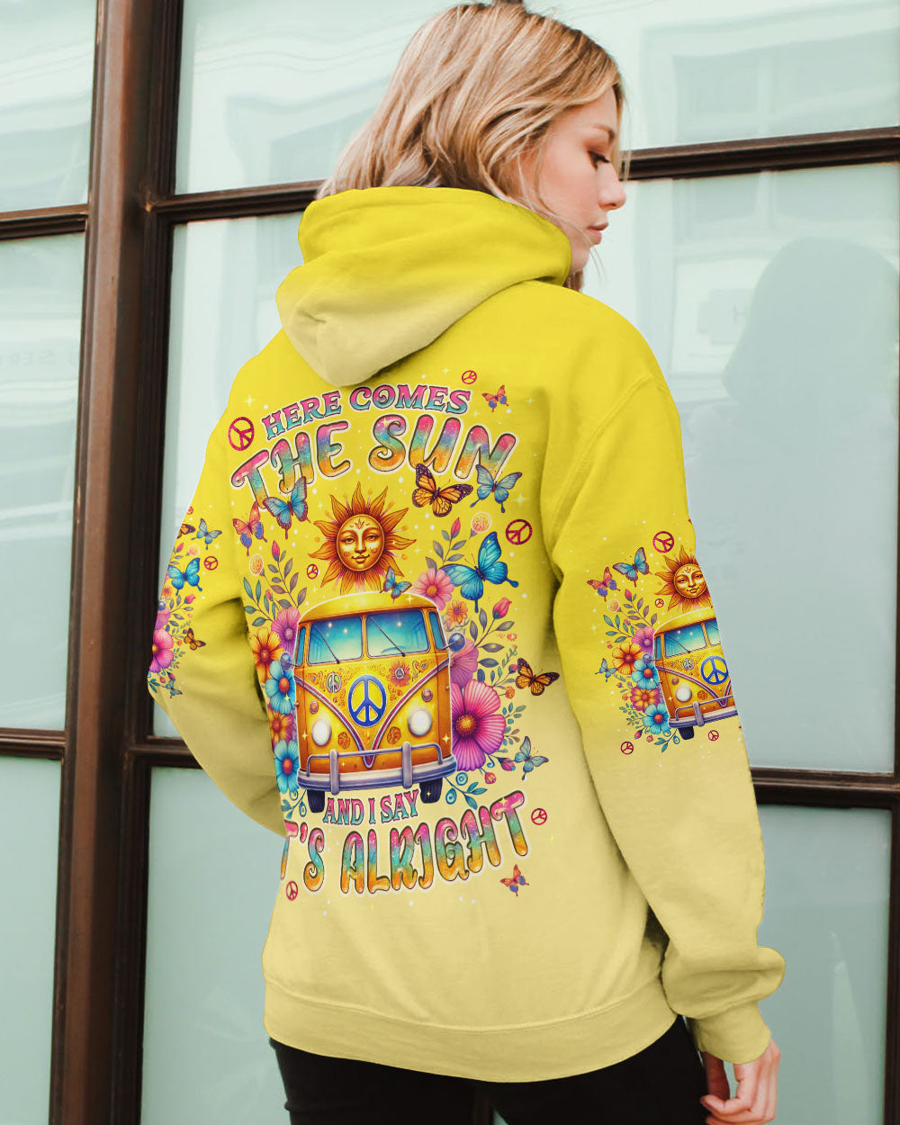 HERE COMES THE SUN ALL OVER PRINT  - TLPQ1710242