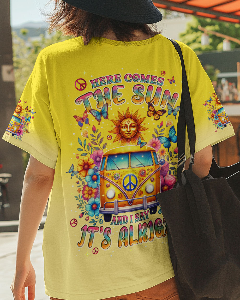 HERE COMES THE SUN ALL OVER PRINT  - TLPQ1710242