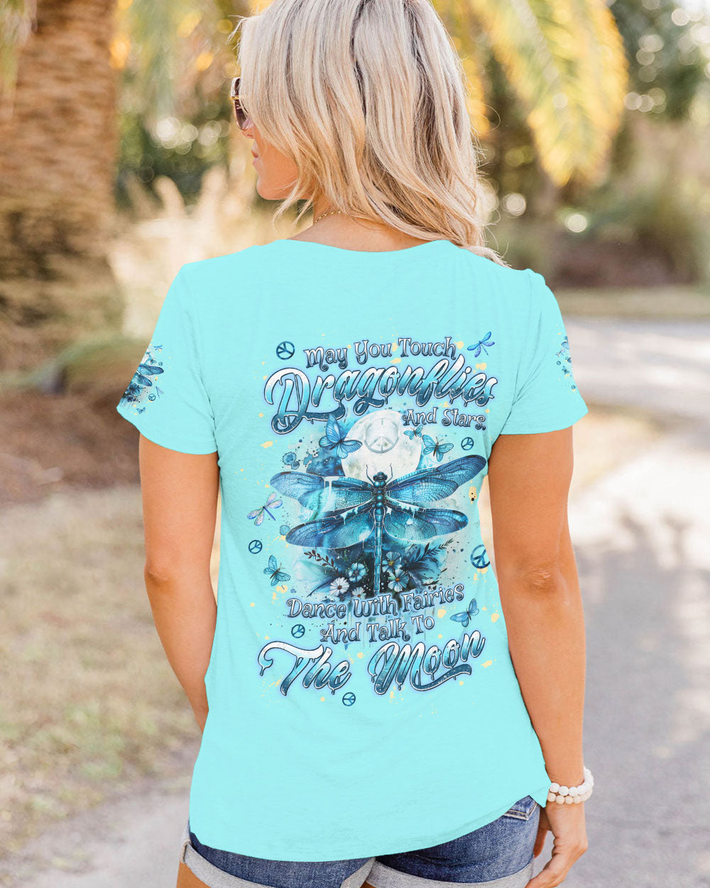 MAY YOU TOUCH DRAGONFLIES AND STARS ALL OVER PRINT - TLPQ1807241