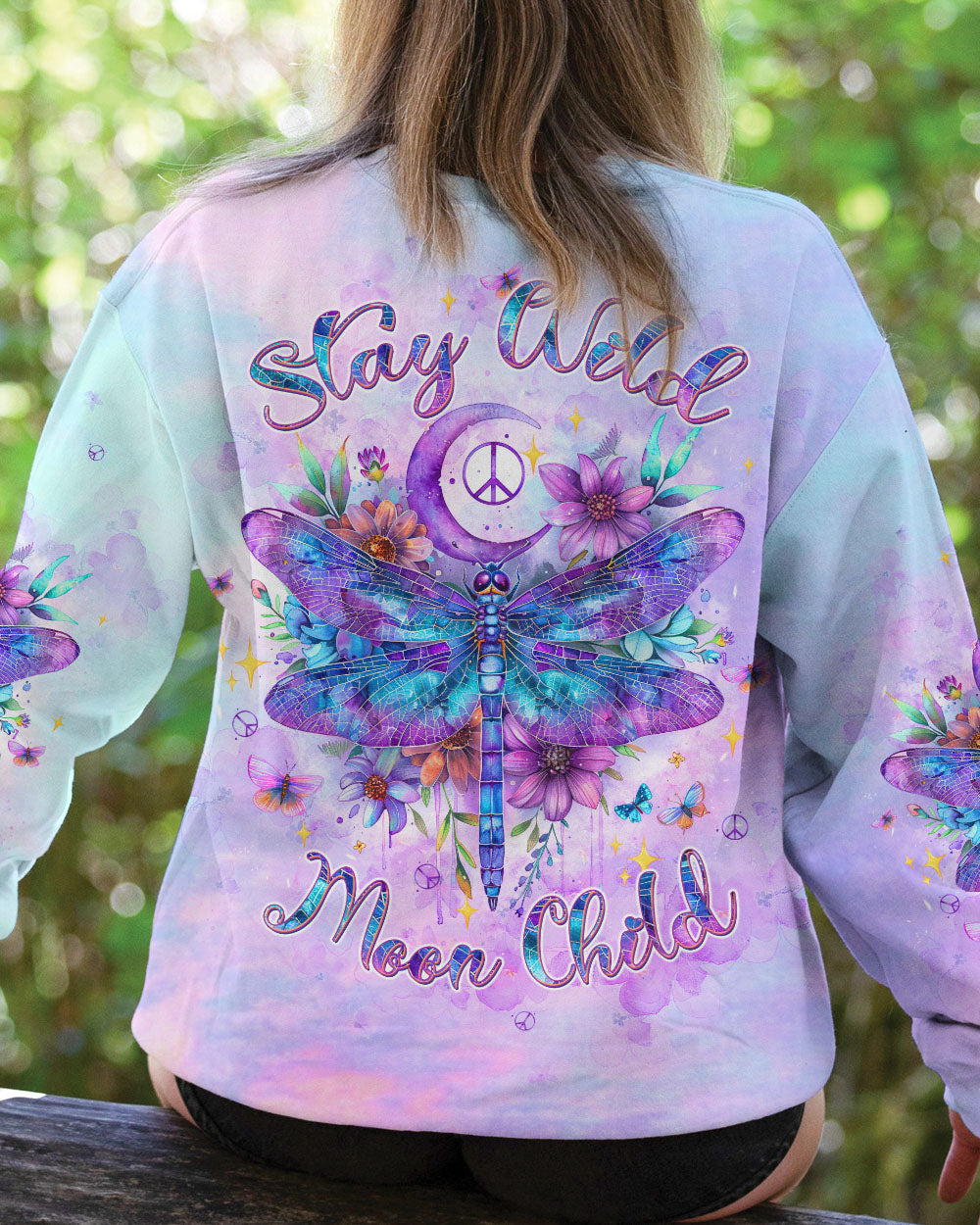 STAY WILD MOON CHILD DRAGONFLY ALL OVER PRINT - TLTW1807244
