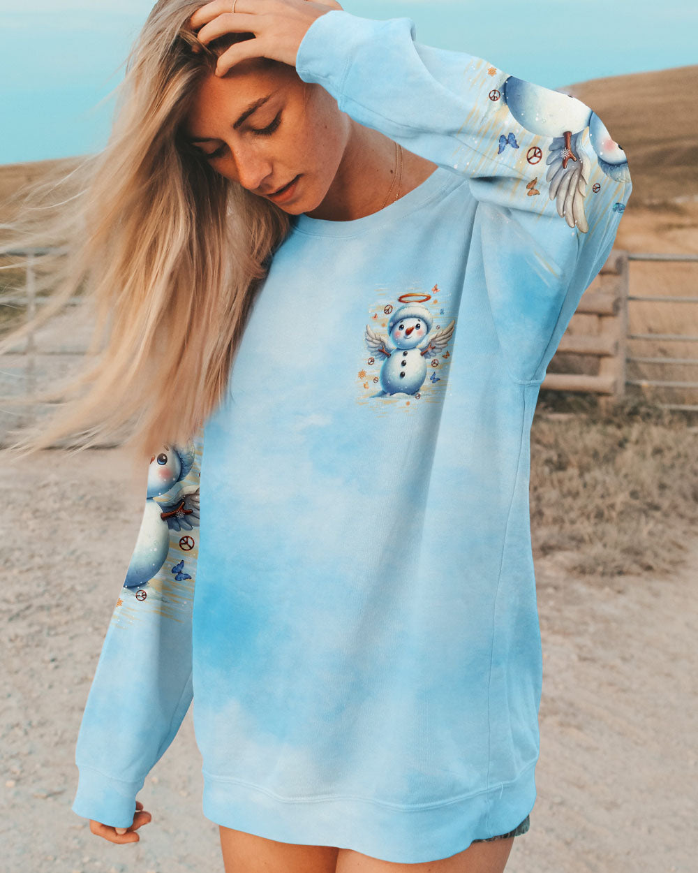 I BELIEVE THERE ARE ANGELS AMONG US CHRISTMAS ALL OVER PRINT - TLPQ1810244