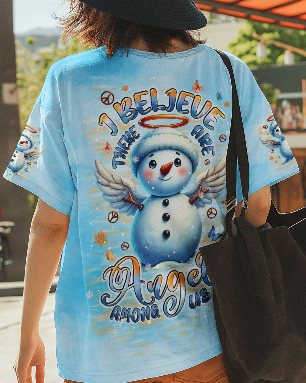 I BELIEVE THERE ARE ANGELS AMONG US CHRISTMAS ALL OVER PRINT - TLPQ1810244
