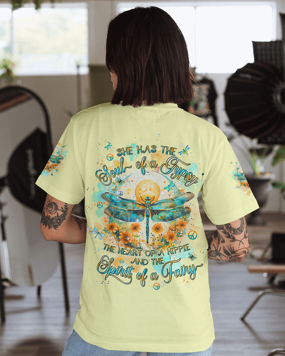 SPIRIT OF A FAIRY DRAGONFLY ALL OVER PRINT - TLPQ1907242