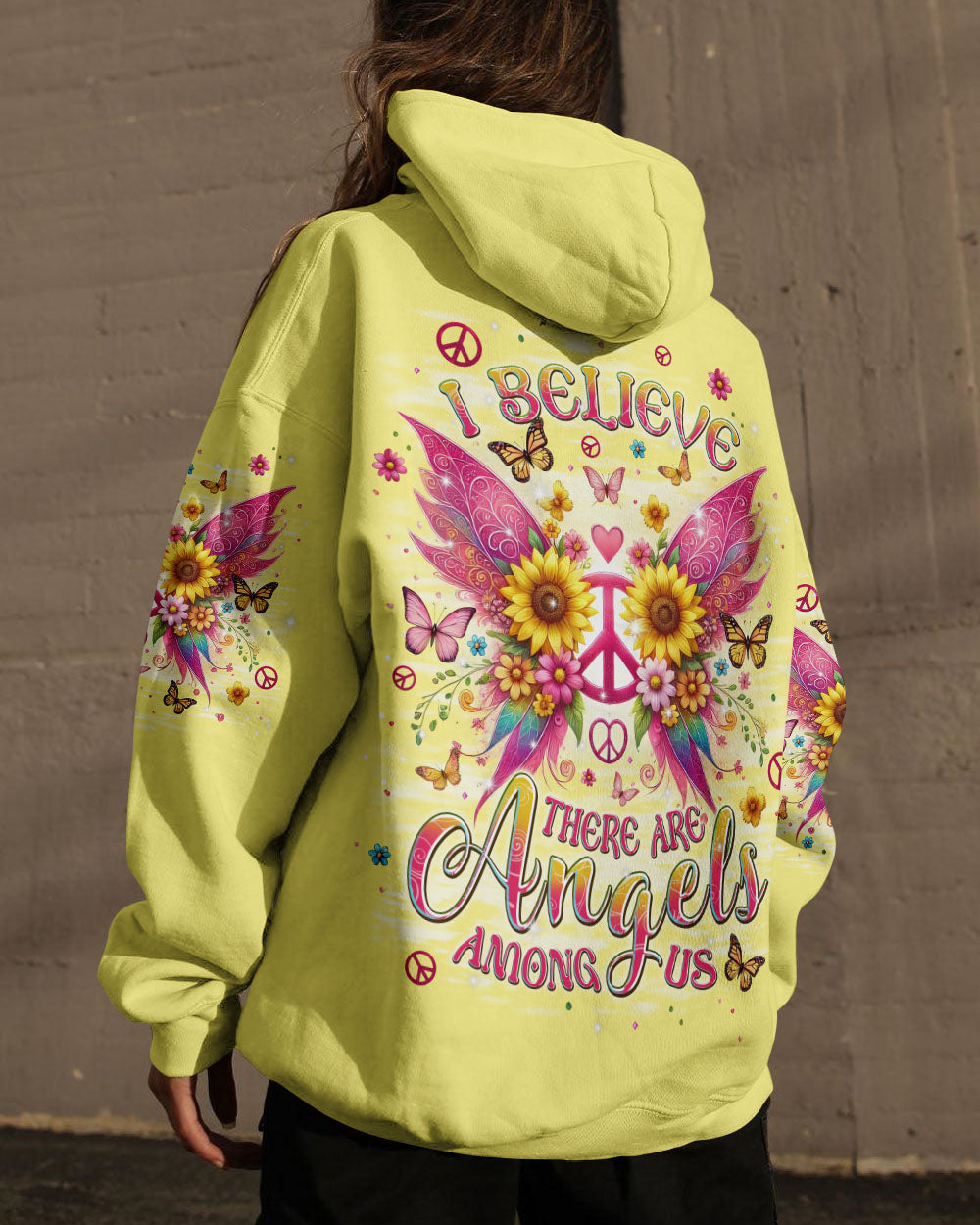 I BELIEVE THERE ARE ANGELS AMONG US WINGS ALL OVER PRINT - TLPQ2108241