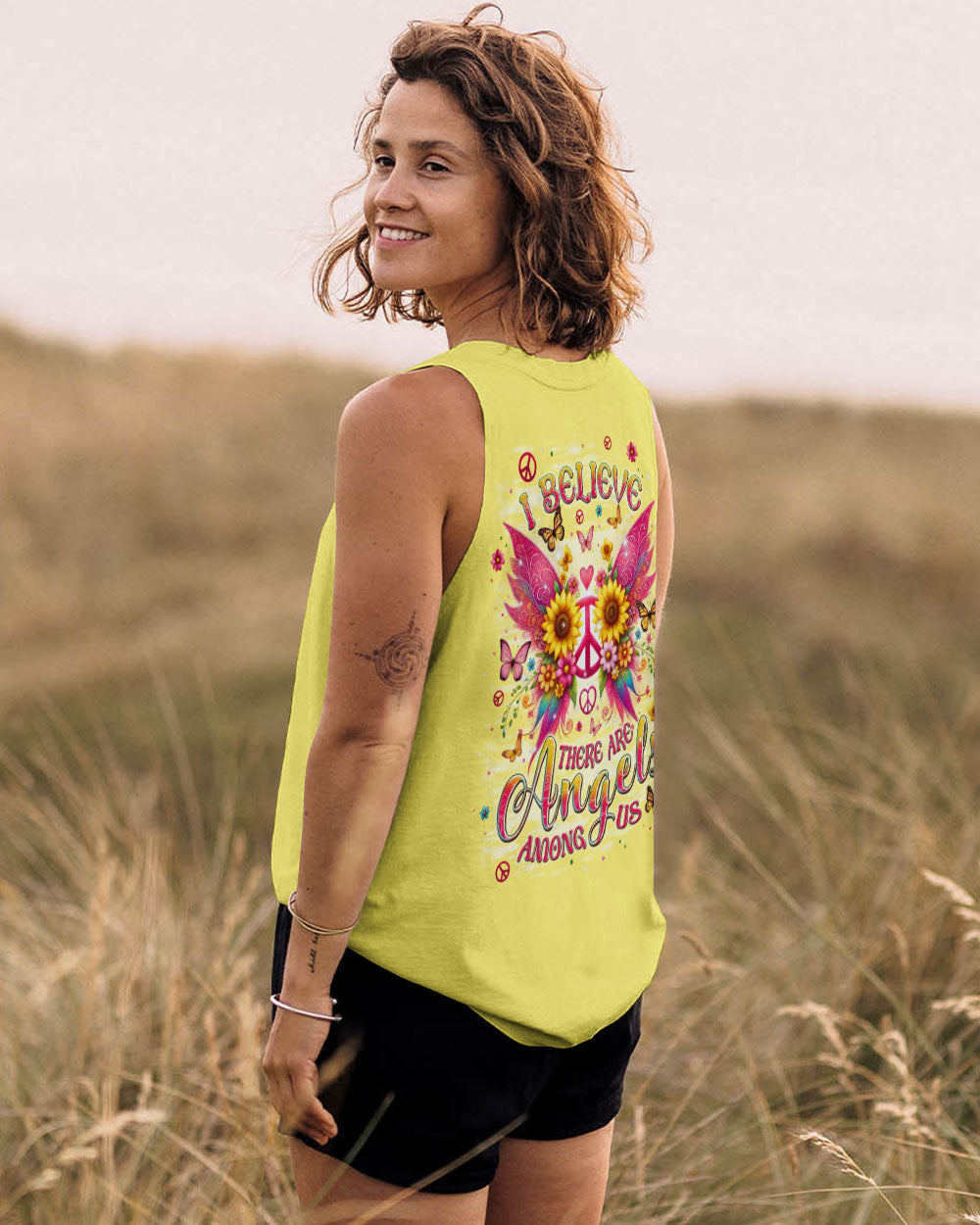 I BELIEVE THERE ARE ANGELS AMONG US WINGS ALL OVER PRINT - TLPQ2108241