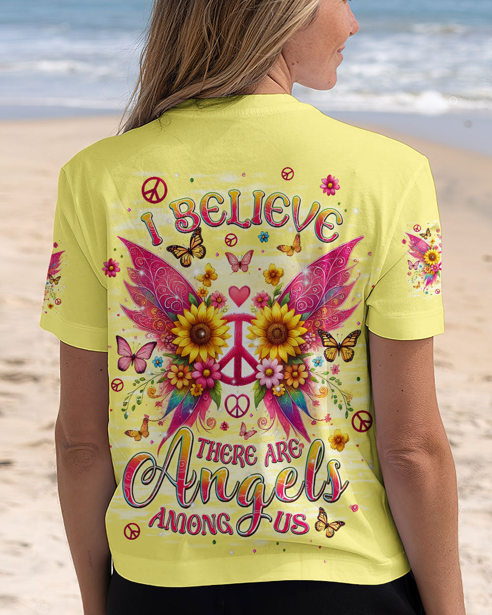 I BELIEVE THERE ARE ANGELS AMONG US WINGS ALL OVER PRINT - TLPQ2108241
