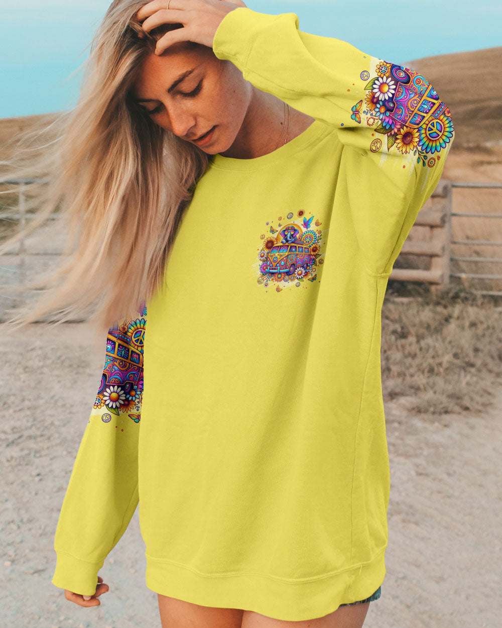 BE YOU THE WORLD WILL ADJUST ELEPHANT BUS ALL OVER PRINT - TLPQ2208243