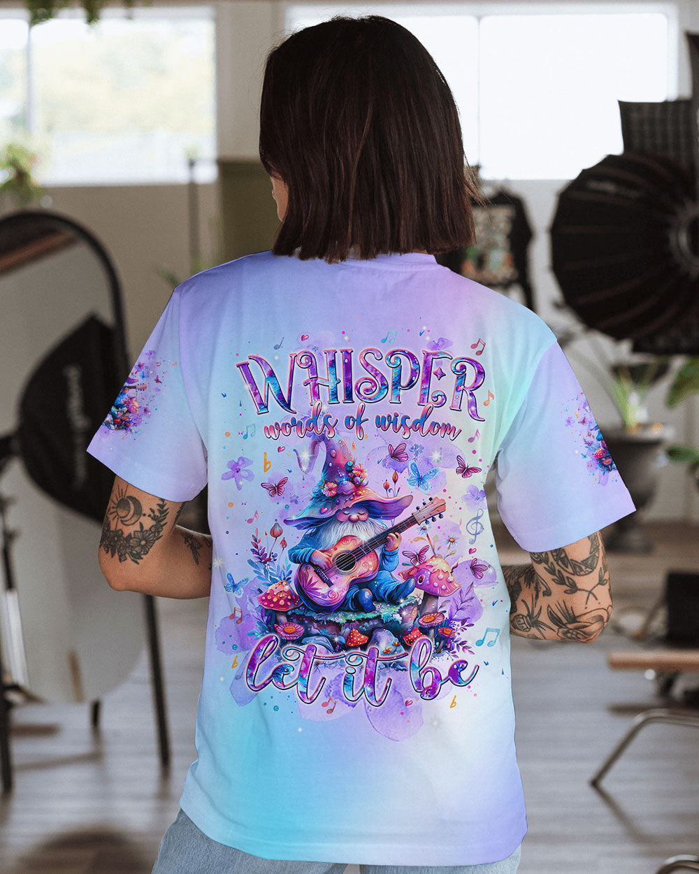 WHISPER WORDS OF WISDOM GNOME ALL OVER PRINT - TLPQ2307244