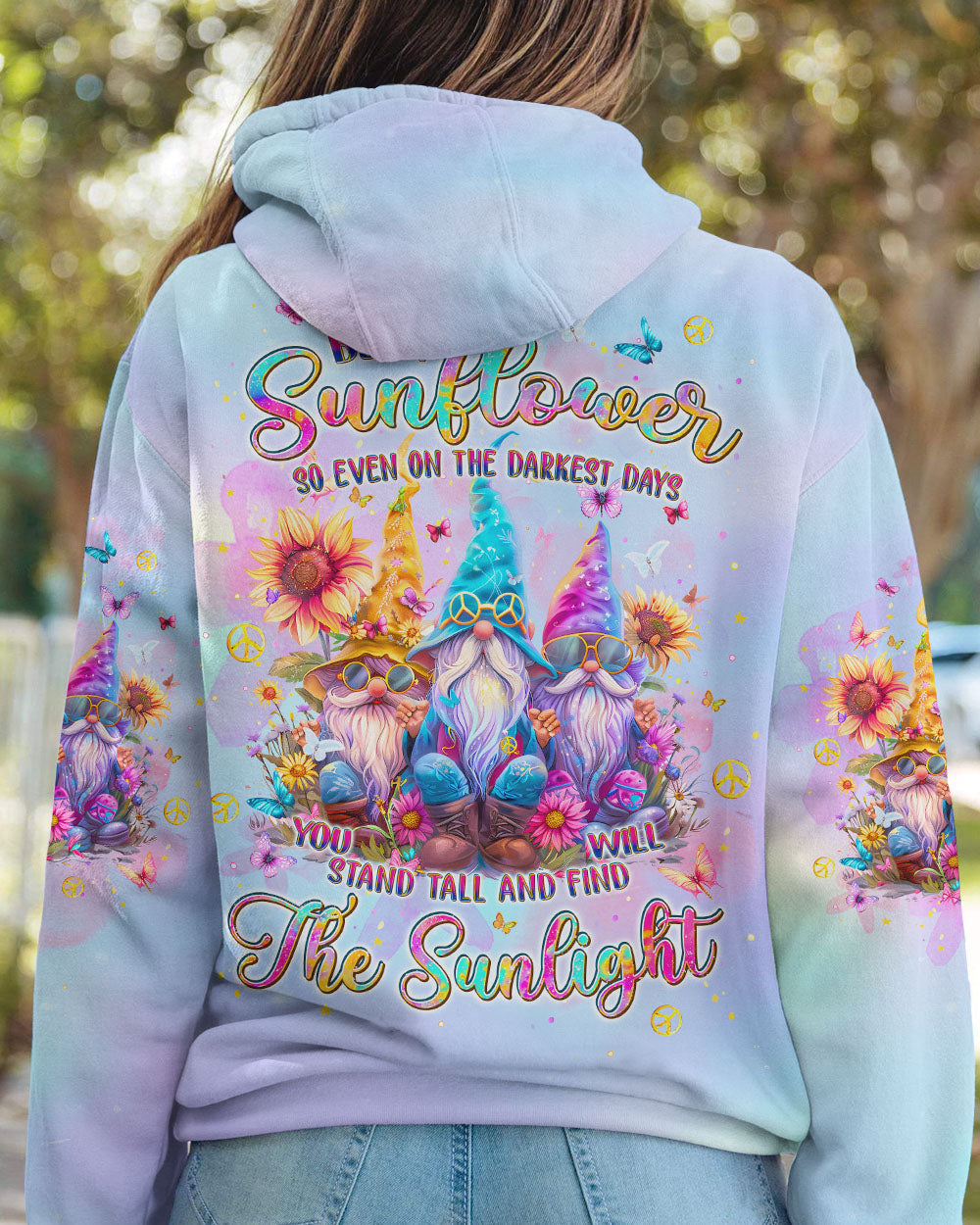 BE A SUNFLOWER GNOME ALL OVER PRINT - TLPQ2407243