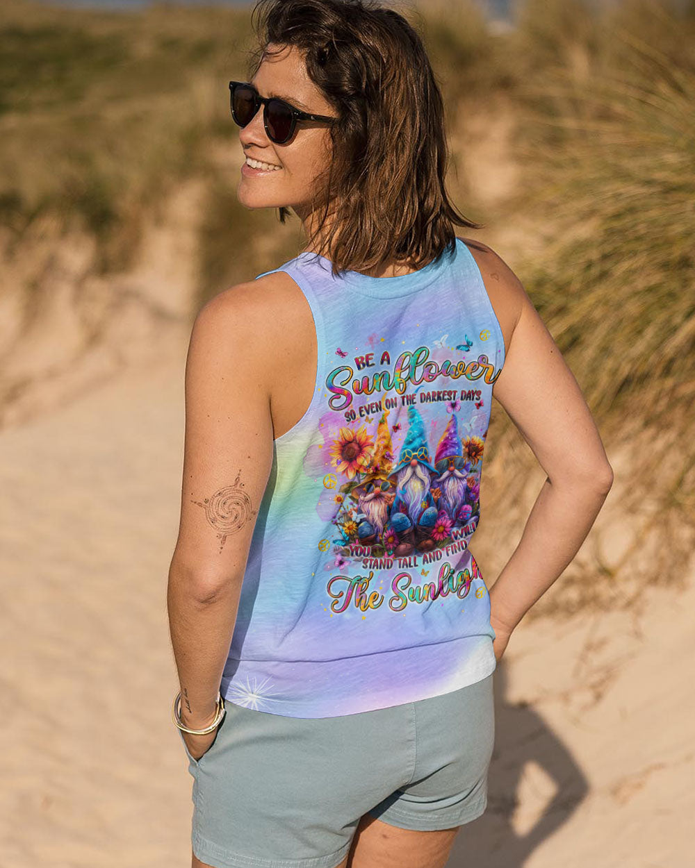 BE A SUNFLOWER GNOME ALL OVER PRINT - TLPQ2407243