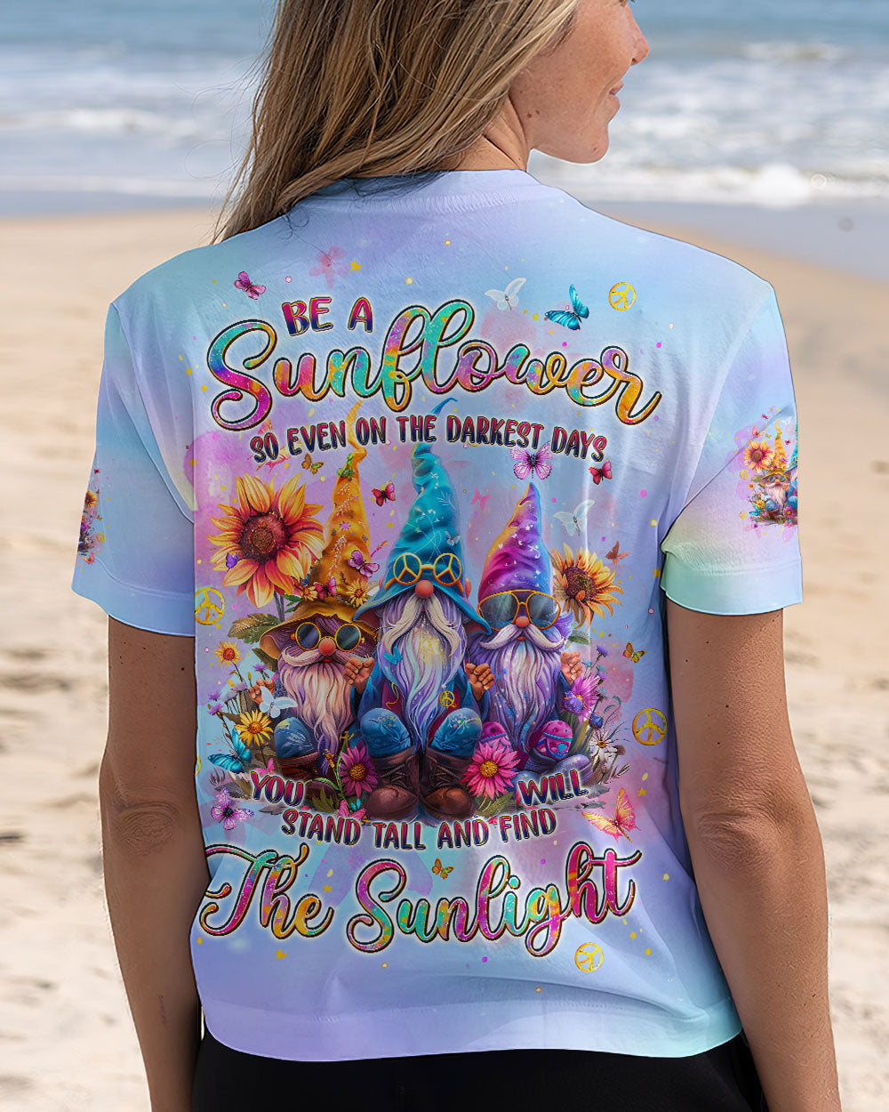 BE A SUNFLOWER GNOME ALL OVER PRINT - TLPQ2407243
