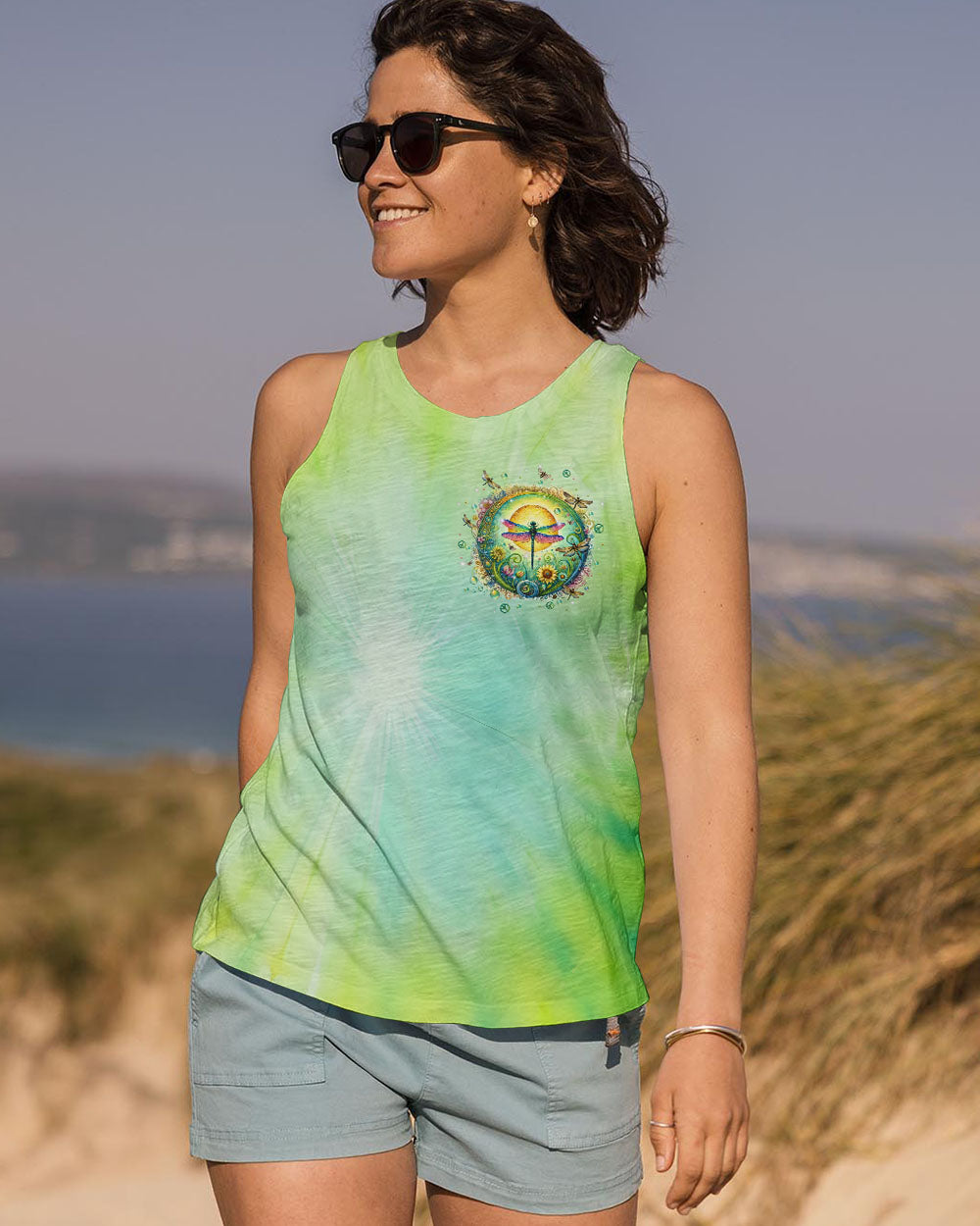 I AM THE DRAGONFLY RISING TIE DYE ALL OVER PRINT - TLPQ2604244