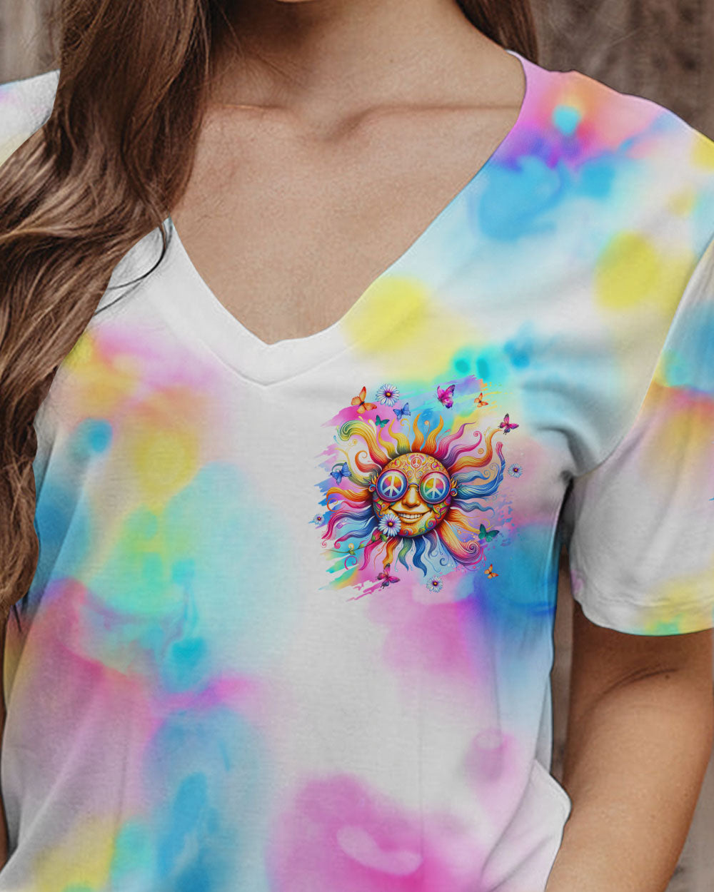 MAKE TODAY AMAZING HIPPIE SUN ALL OVER PRINT - TLPQ2706241