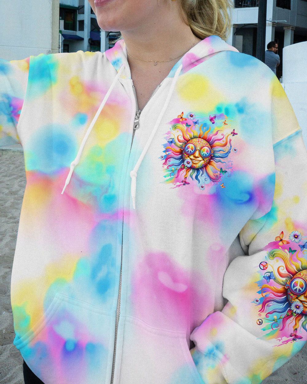 MAKE TODAY AMAZING HIPPIE SUN ALL OVER PRINT - TLPQ2706241