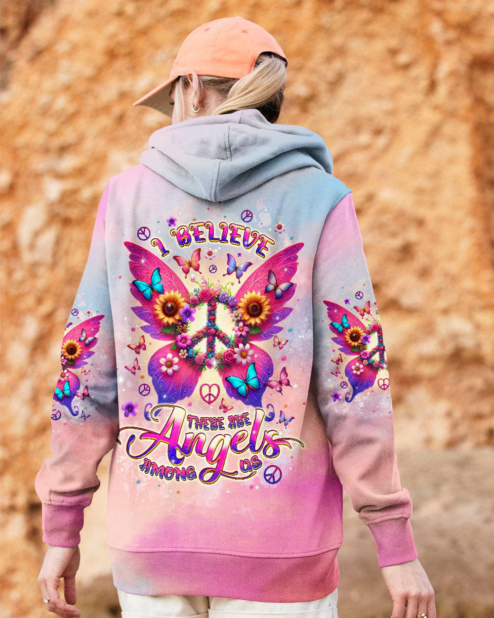 I BELIEVE THERE ARE ANGELS AMONG US WINGS ALL OVER PRINT - TLPQ2709242