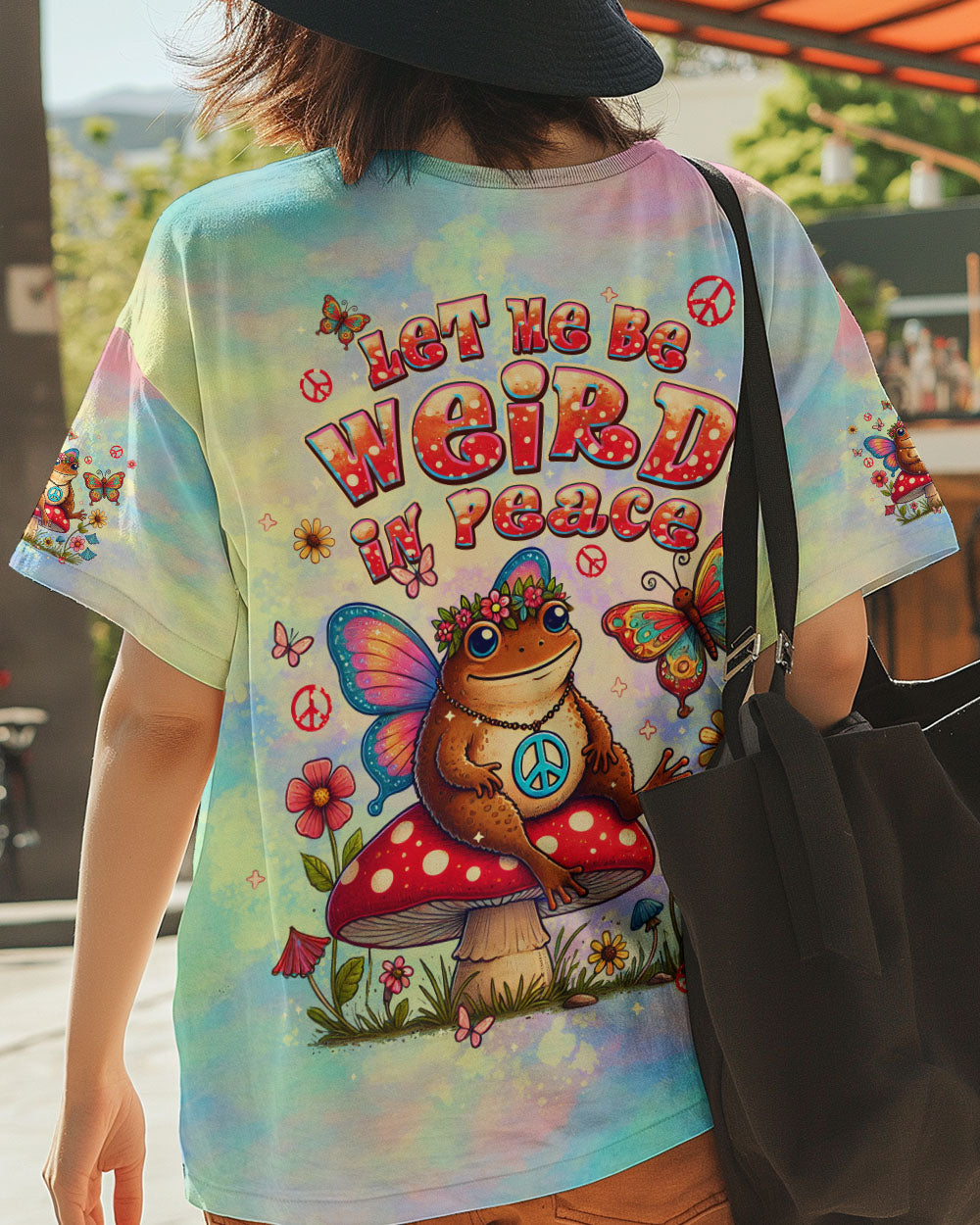 LET ME BE WEIRD IN PEACE TOAD ALL OVER PRINT - TLPQ2908244