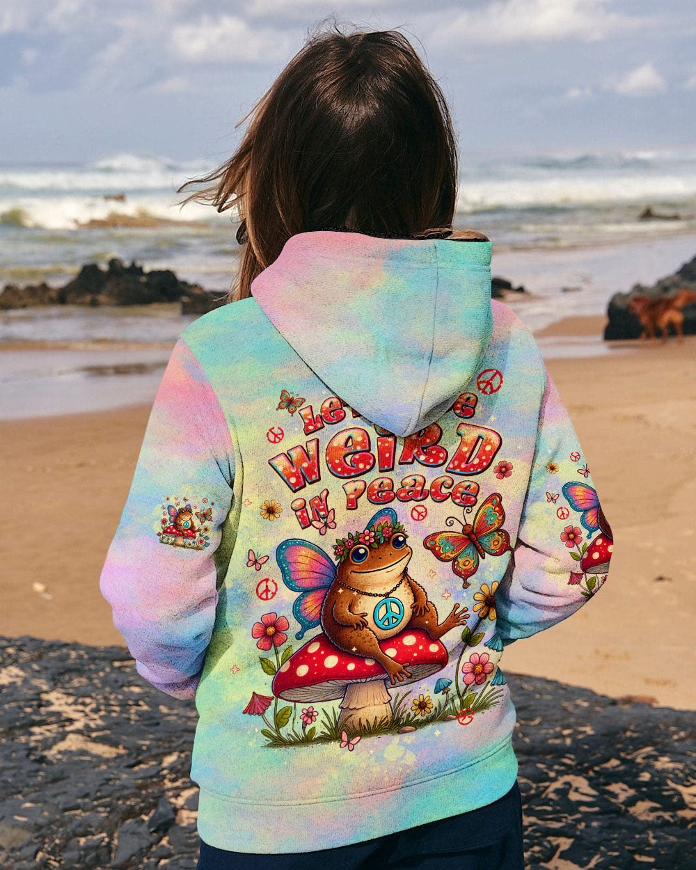 LET ME BE WEIRD IN PEACE TOAD ALL OVER PRINT - TLPQ2908244