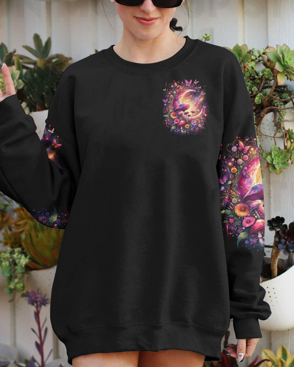 STAY WILD MOON CHILD CRESCENT MOON ALL OVER PRINT - TLTR0112231