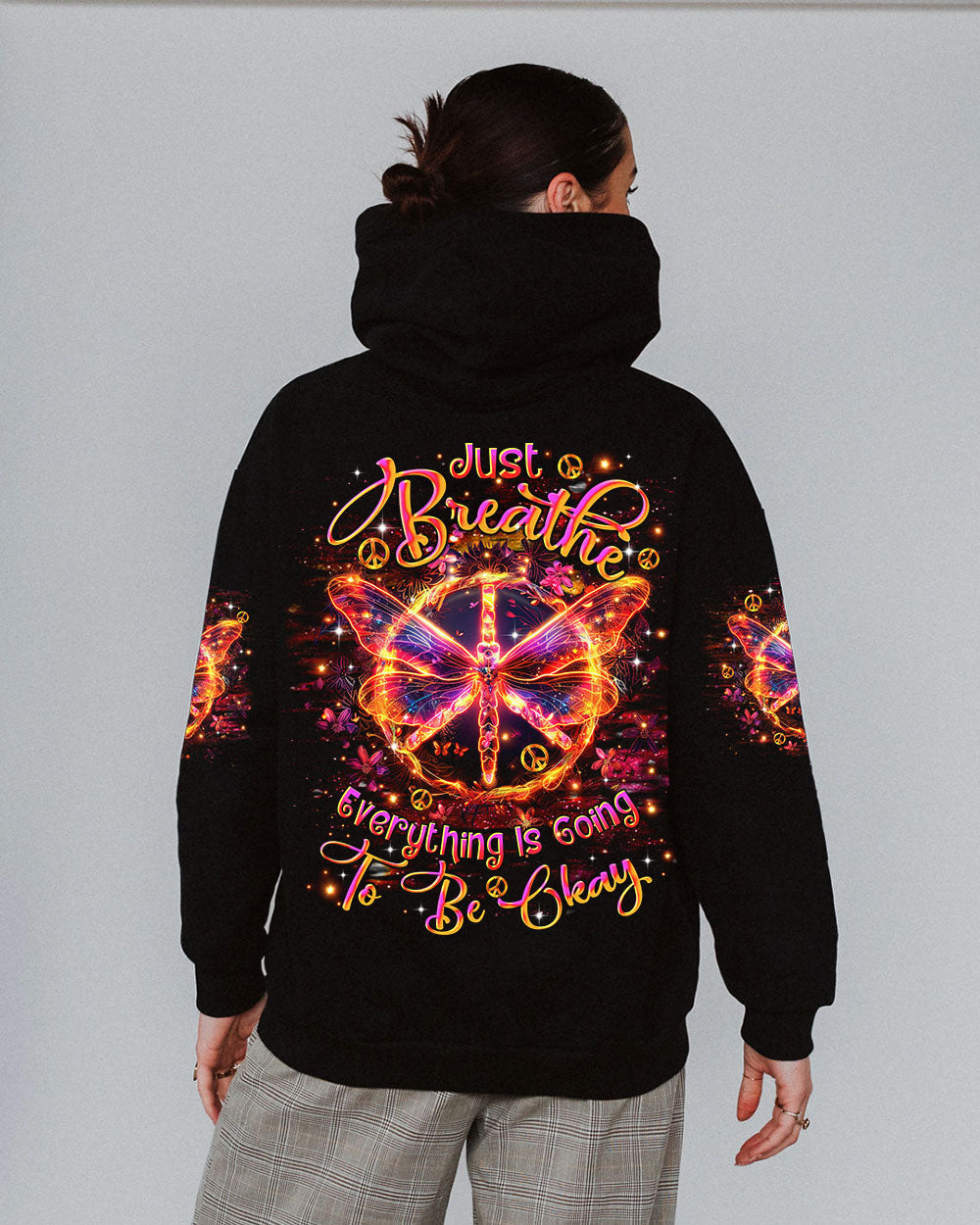 JUST BREATHE DRAGONFLY ALL OVER PRINT - TLTR0201254