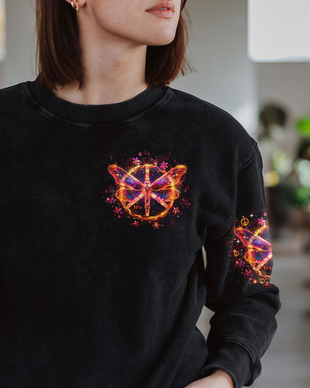 JUST BREATHE DRAGONFLY ALL OVER PRINT - TLTR0201254