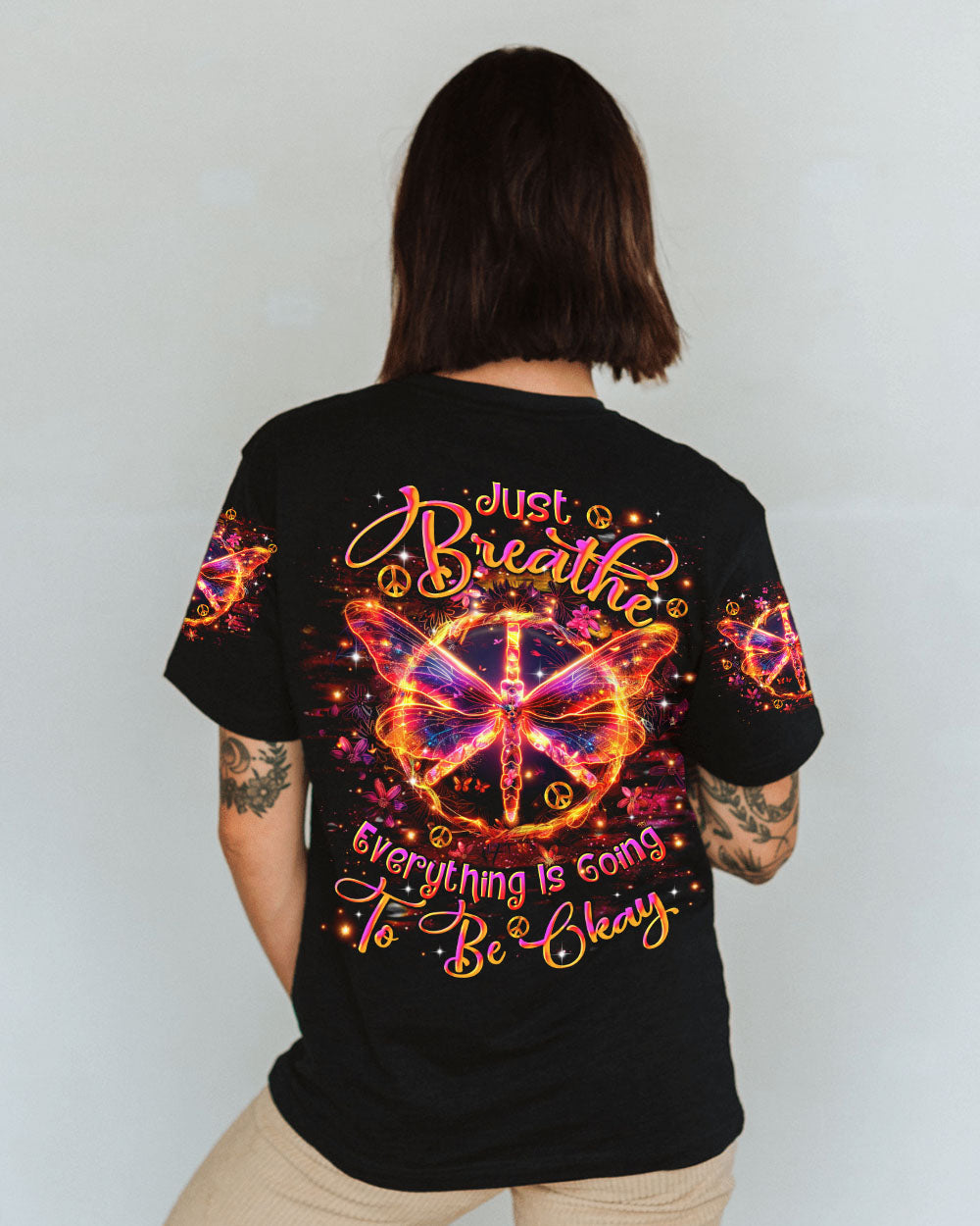 JUST BREATHE DRAGONFLY ALL OVER PRINT - TLTR0201254