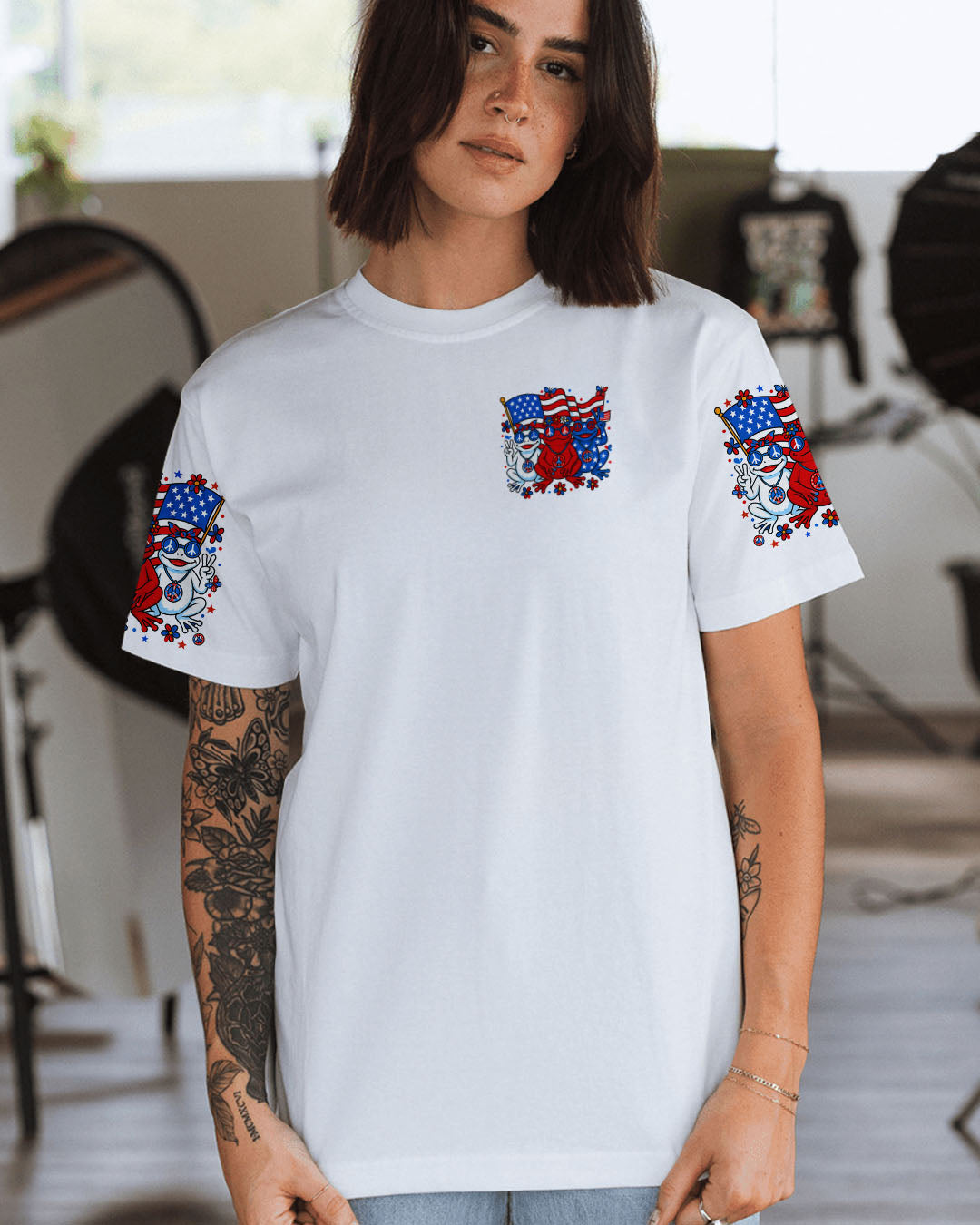 GOOD TIMES CRAZY FRIEND FROG ALL OVER PRINT - TLTR0206253