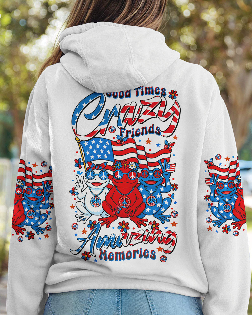 GOOD TIMES CRAZY FRIEND FROG ALL OVER PRINT - TLTR0206253