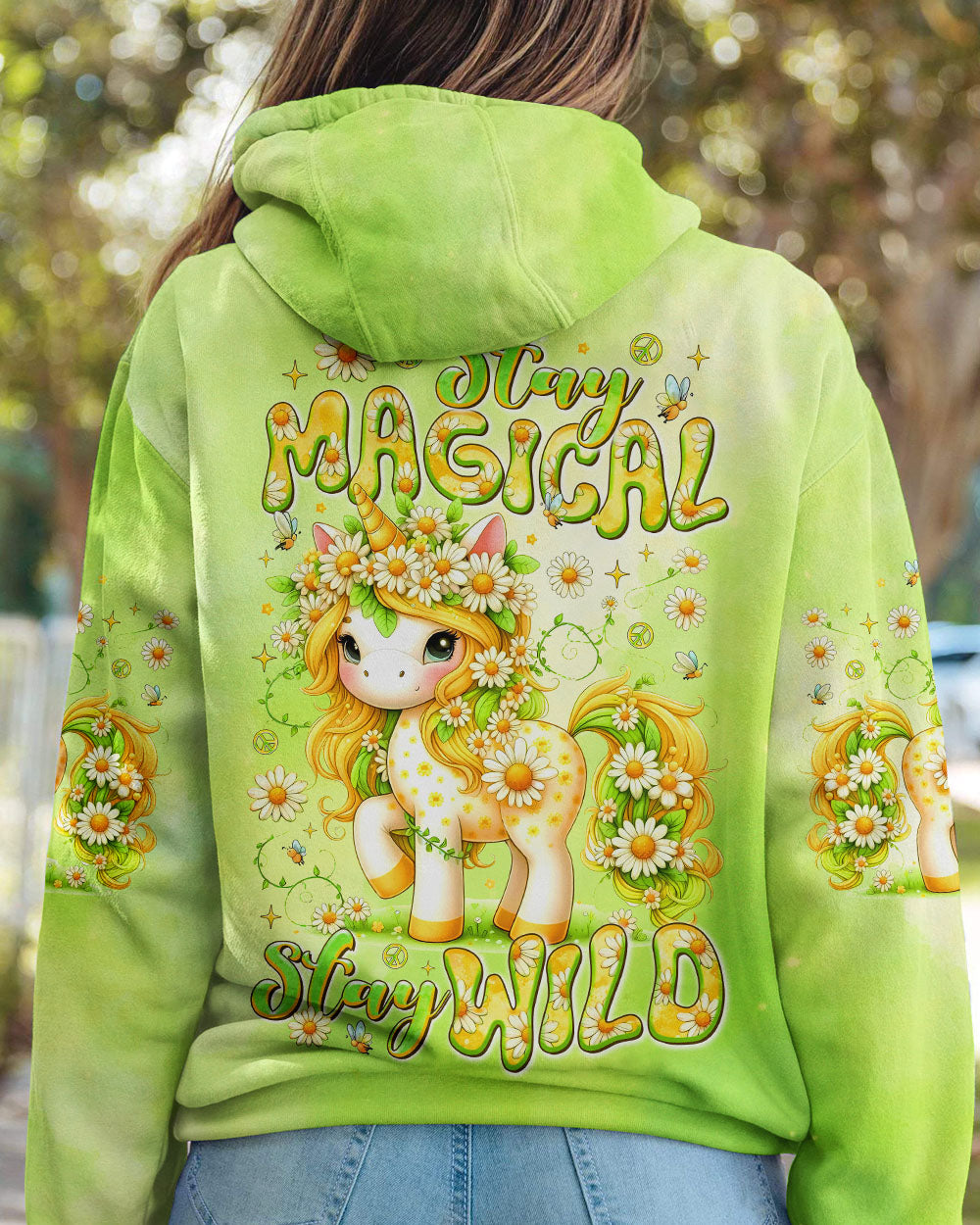 STAY MAGICAL STAY WILD UNICORN ALL OVER PRINT -  TLTR0207252