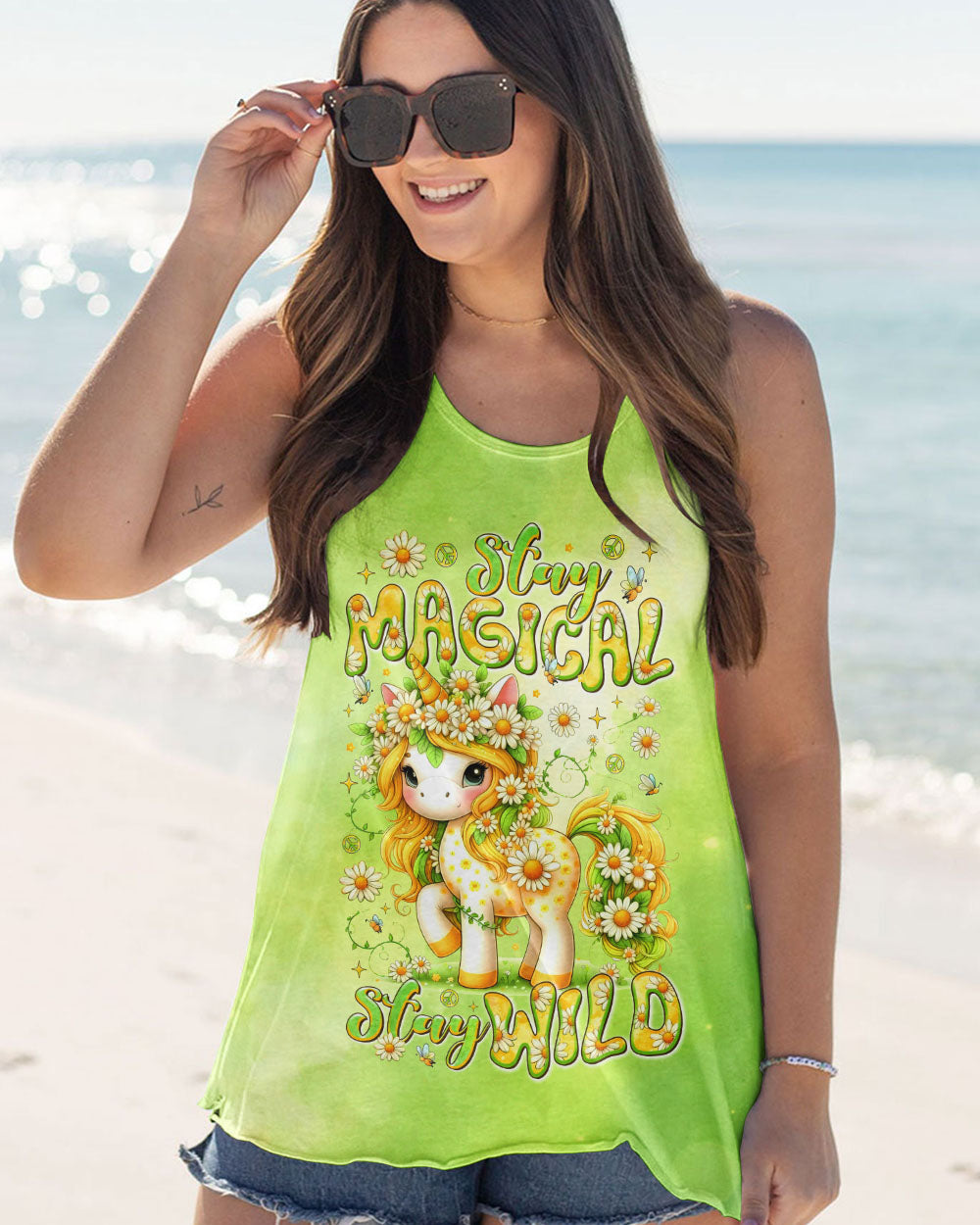 STAY MAGICAL STAY WILD UNICORN ALL OVER PRINT -  TLTR0207252